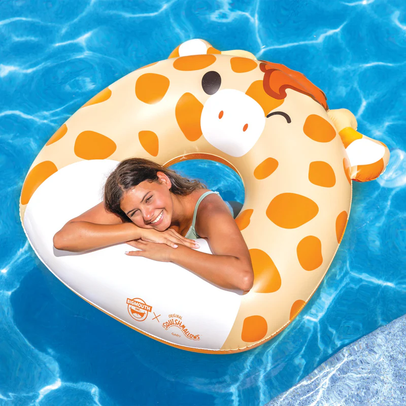 Big Mouth Squishmallows Gary the Giraffe Pool Float
