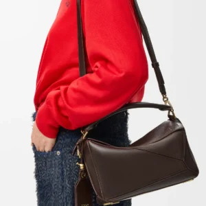Loewe Small Featherlight Puzzle bag in nappa lambskin